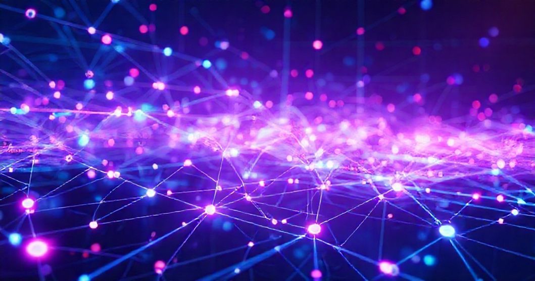 AI generated (Gemini + Flux) featured image for: Predictive Dialer: Neden Her Çağrı Merkezinin İhtiyacı? (Prompt: A vibrant, futuristic digital art image showing a complex network of glowing, interconnected lines r) Ondialer | Predictive Dialer: Neden Her Çağrı Merkezinin İhtiyacı?