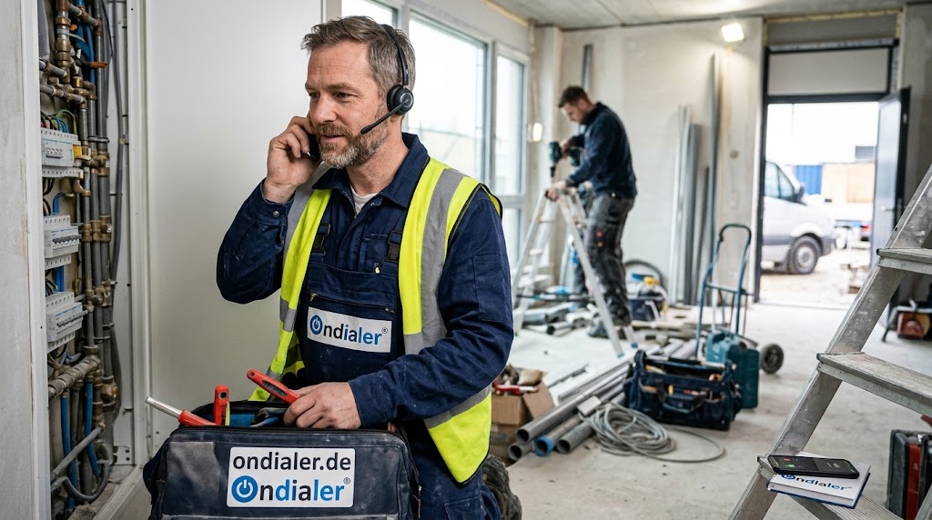 handwerker-ondialer Ondialer | Usta ve Zanaatkarlar (Handwerker) İçin İletişim Rehberi: Ondialer Cloud-PBX ile Şantiyede Hiçbir Çağrıyı Kaçırmayın